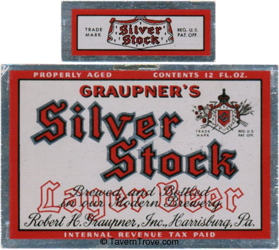 Silver Stock Lager Beer