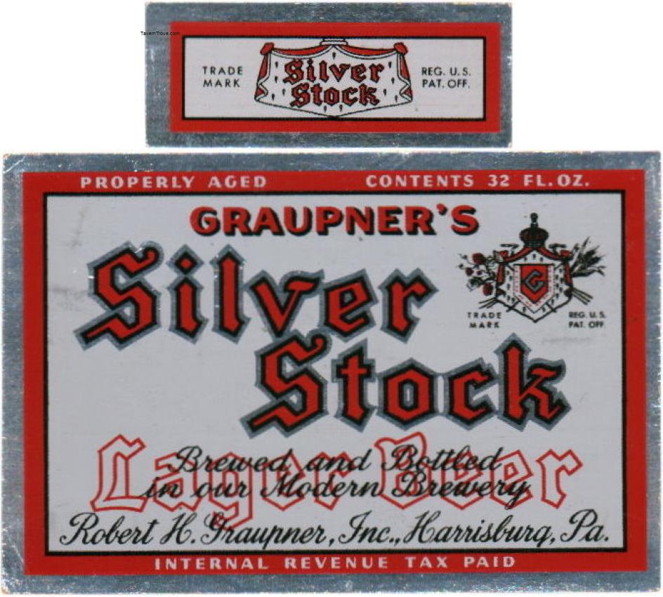 Silver Stock Lager Beer