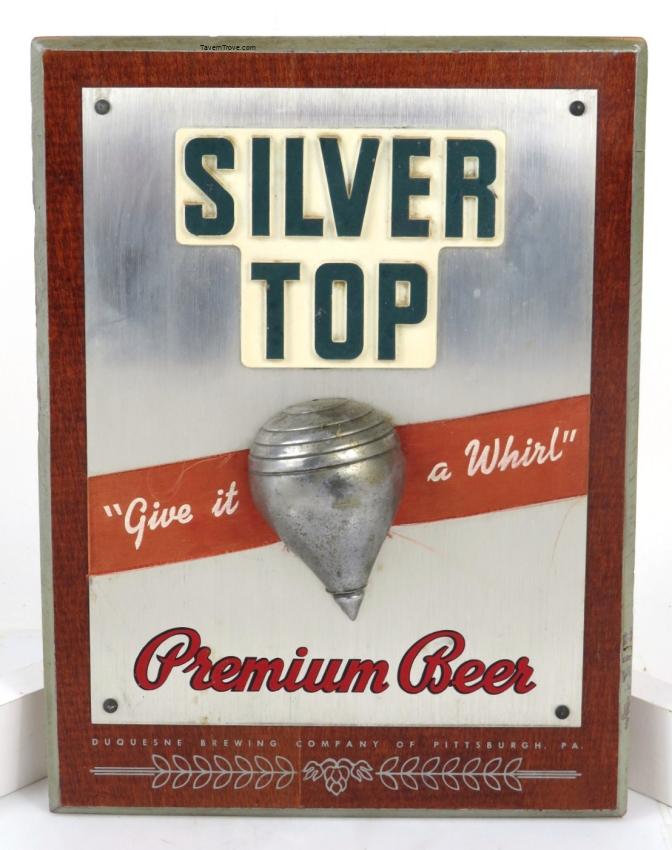Silver Top Beer Easel Back