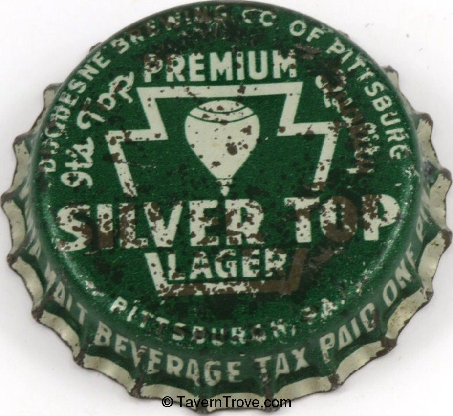 Silver Top Lager Beer ~PA Tax