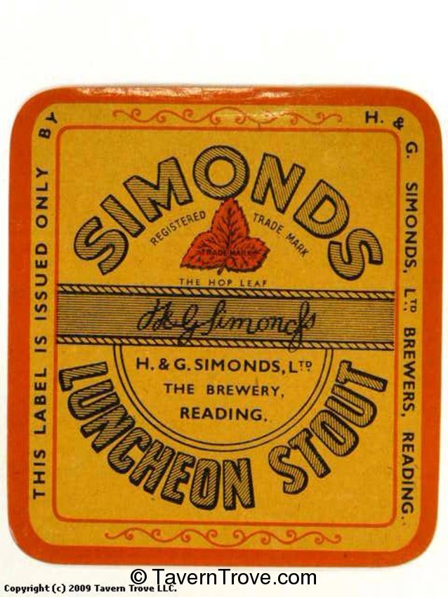 Simonds Luncheon Stout