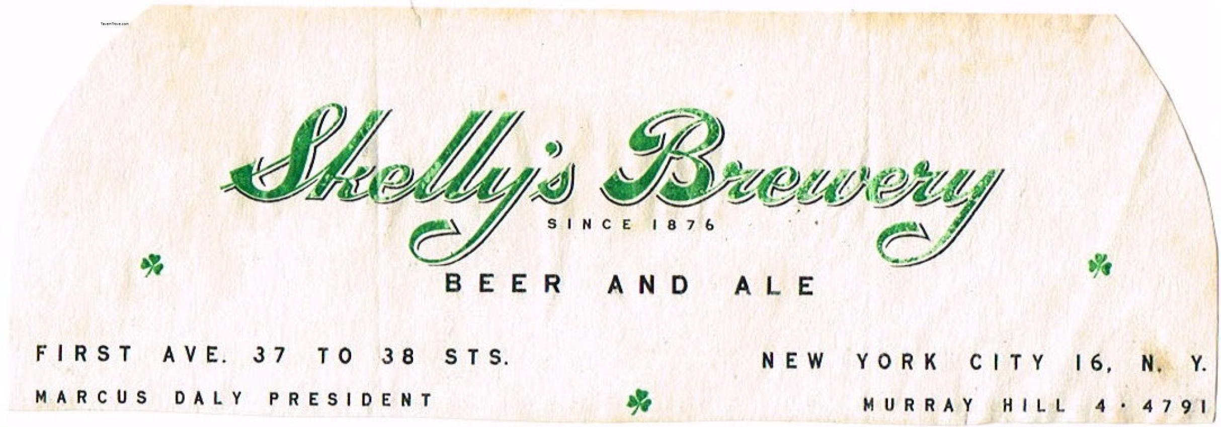 Skelly's Brewery Letterhead top
