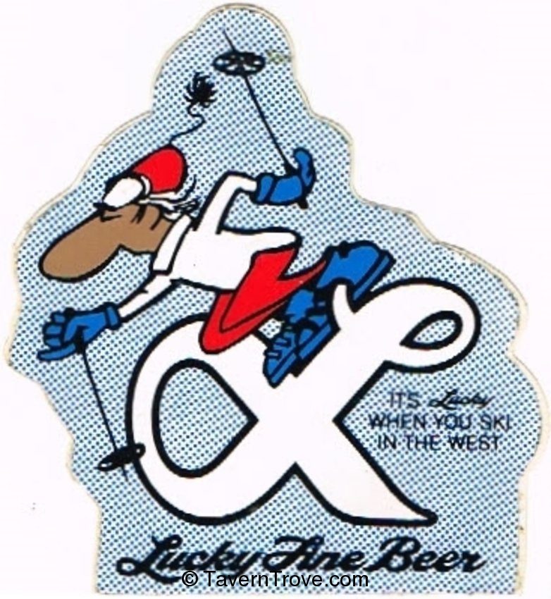 Ski in the West Decal