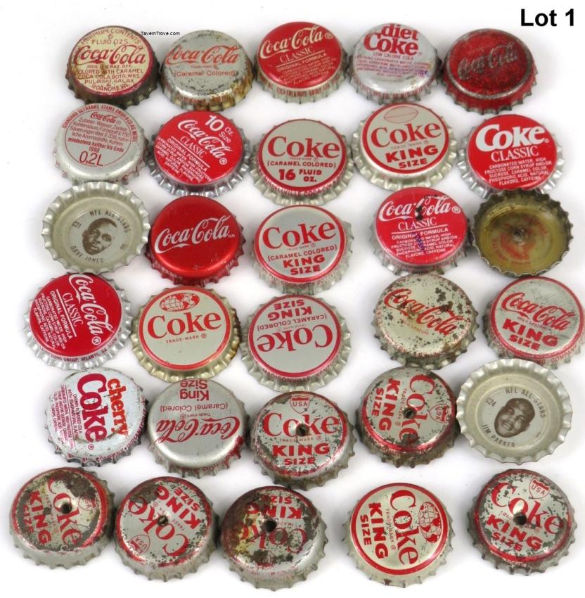 Soda Bottle Cap Crown Lot #1 Coca Cola