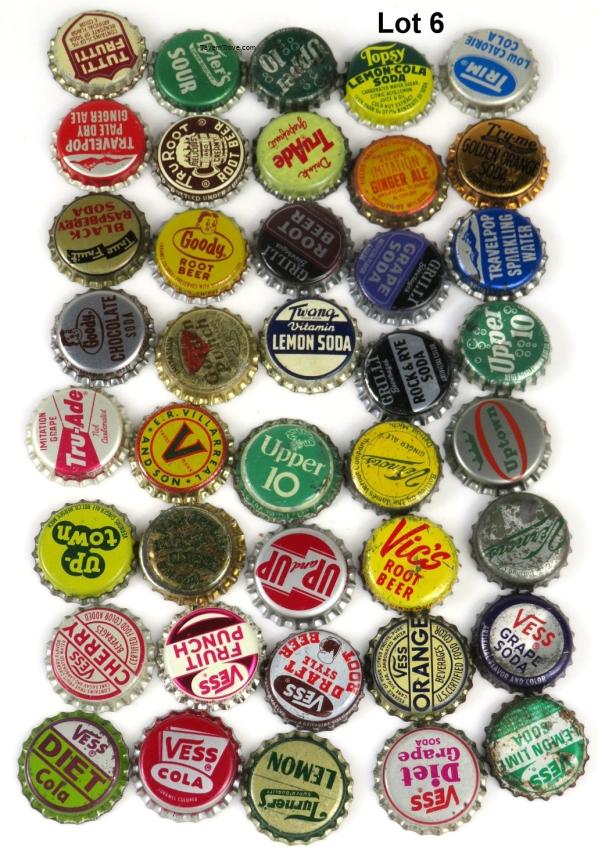 Soda Bottle Cap Crown Lot #6 Twang Vess Upper 10