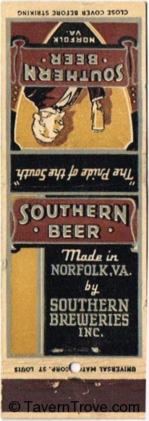 Southern Beer (adv. on reverse)