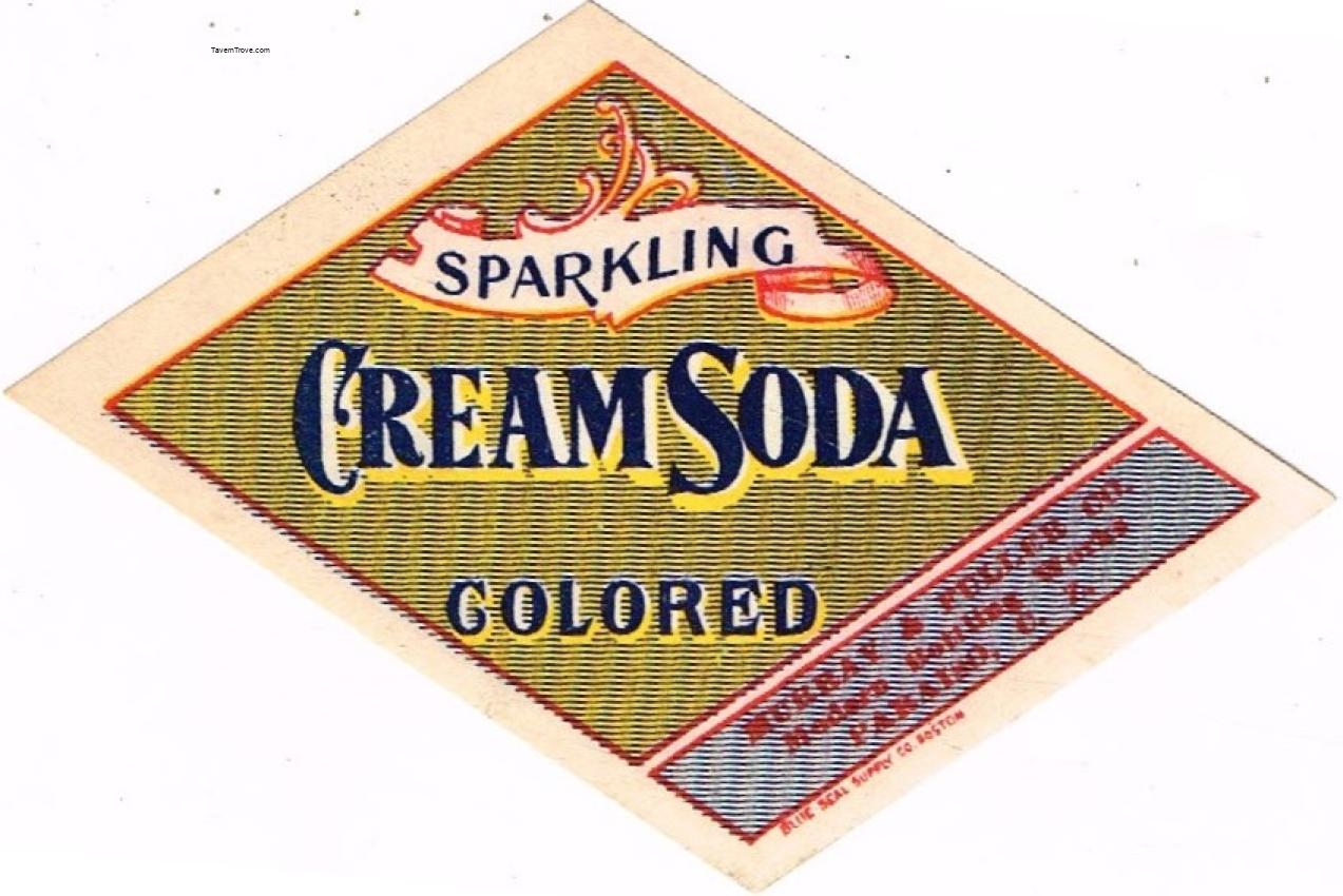 Sparkling Cream Soda Murray & Fuller Paraíso Canal Zone Panama
