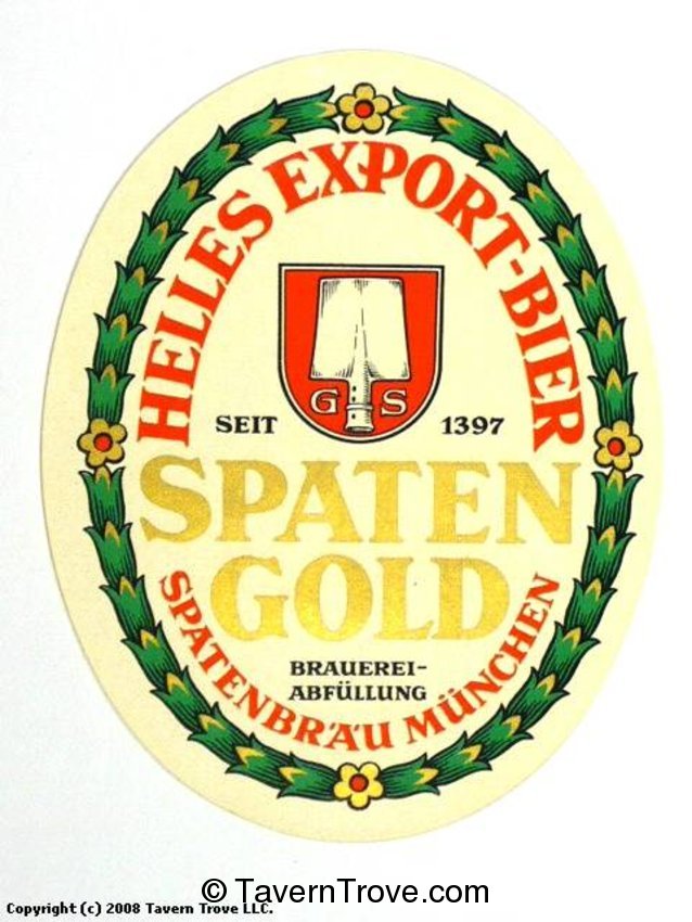 Spaten Gold Helles Export Bier