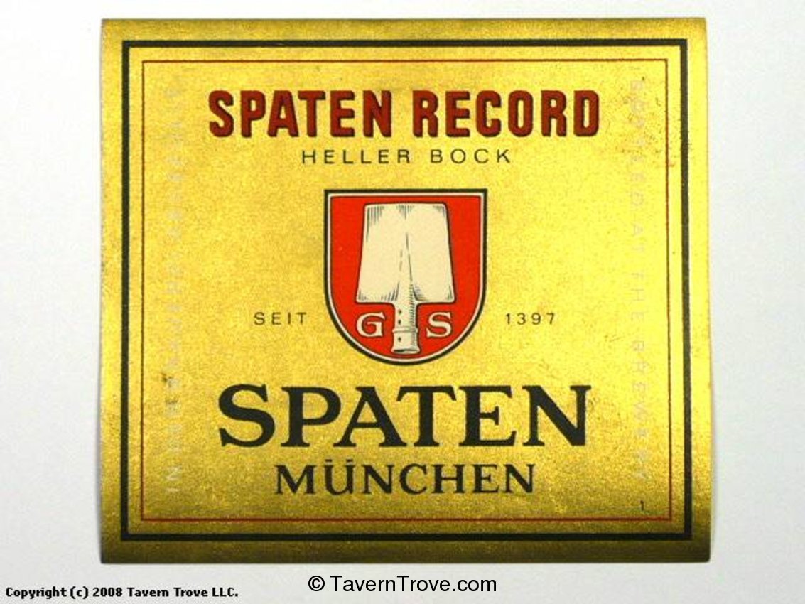 Spaten Record Heller Bock