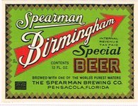 Spearman Birmingham Special Beer 