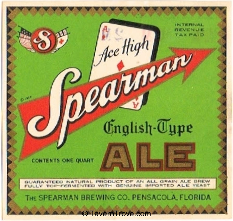 Spearman English Type Ale 