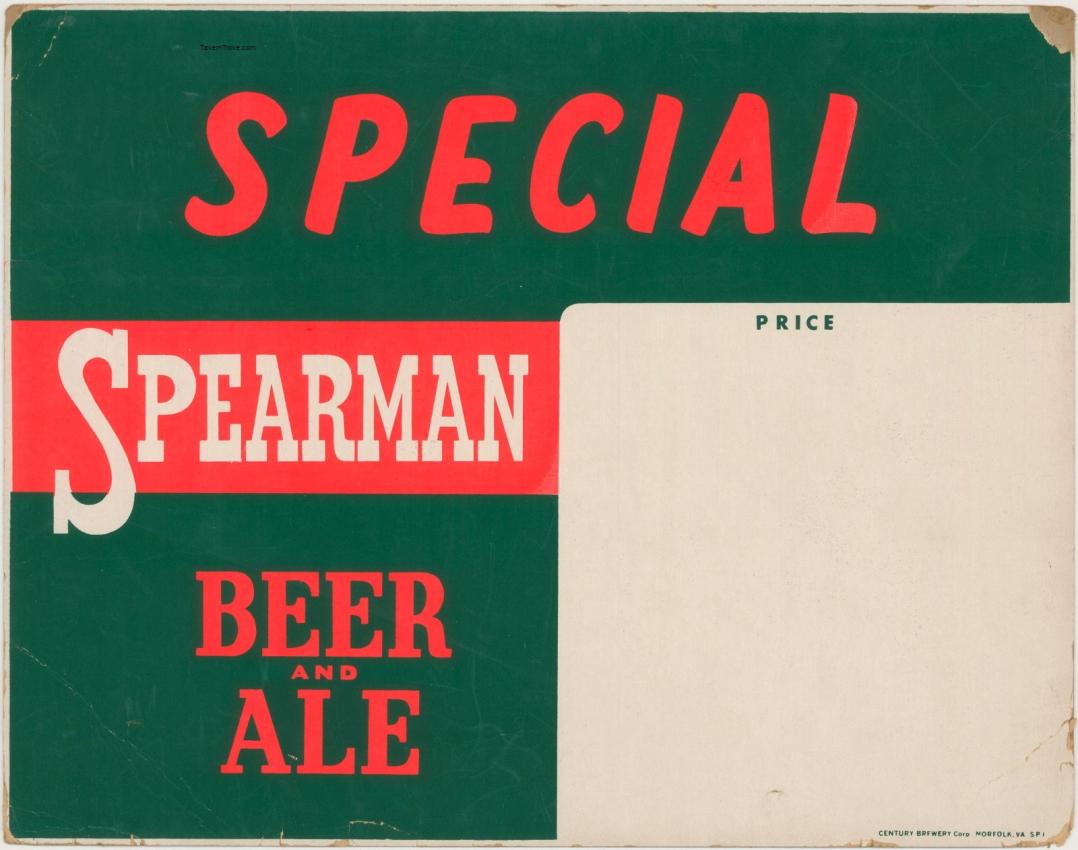 Spearman Beer/Ale