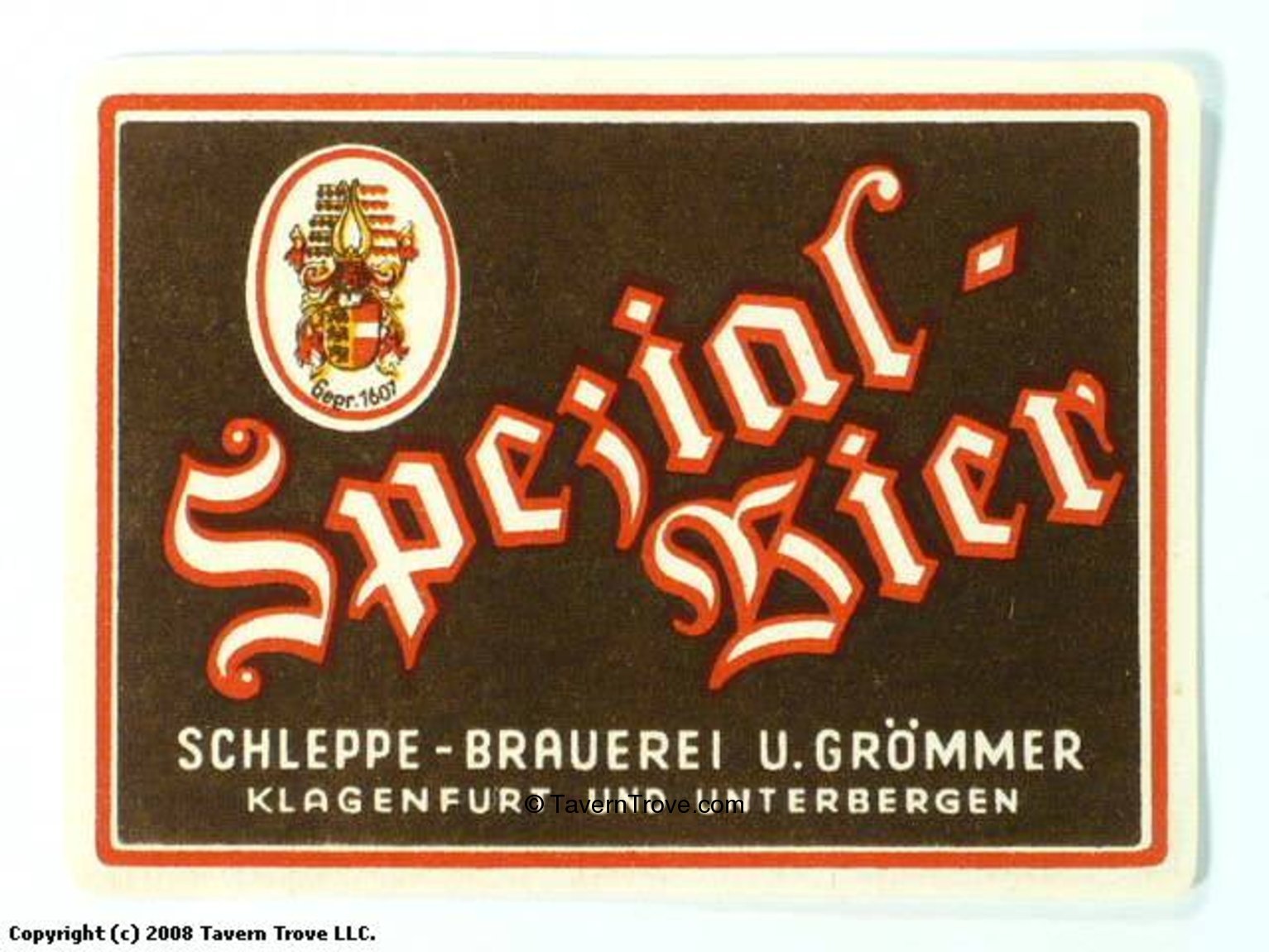 Item #42153 1949 Spezial-Bier Label