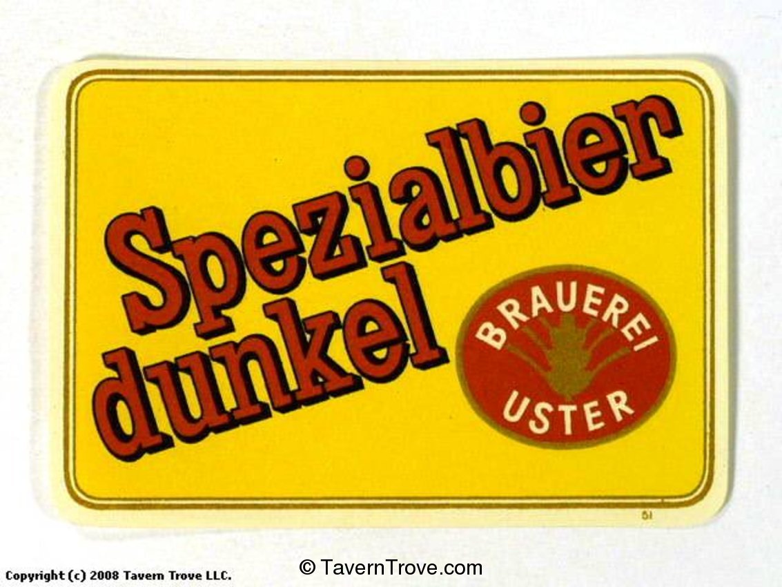 Spezialbier Dunkel