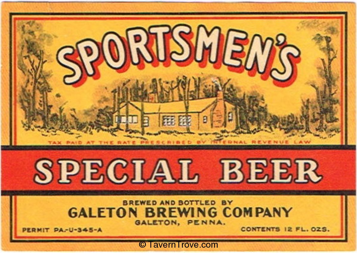 Sportsmen's Special Beer