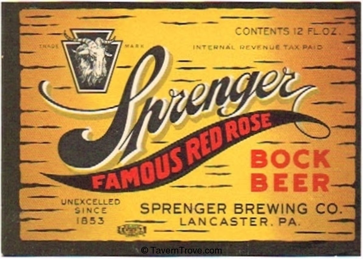 Sprenger Bock Beer
