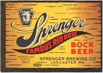 Sprenger Bock Beer