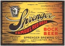 Sprenger Bock Beer