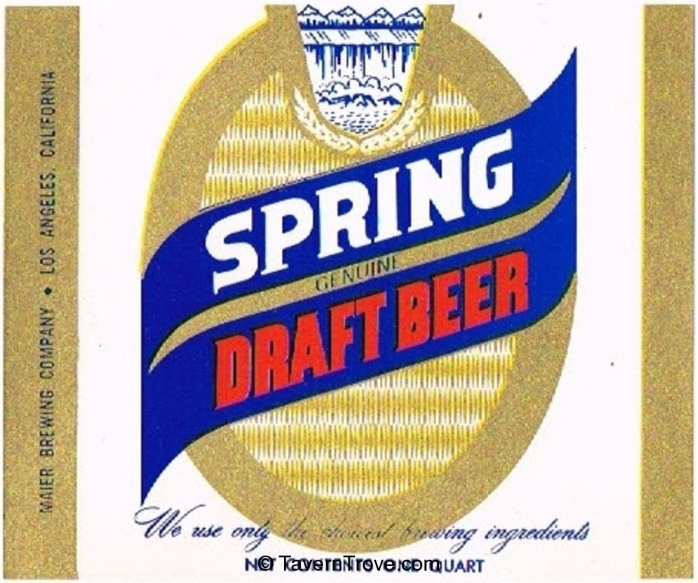 Spring Draft Beer 