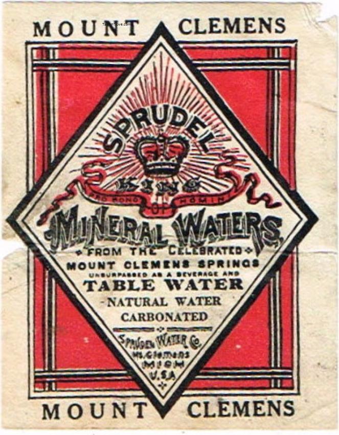 Sprudel Mineral Water Mount Clemens Michigan
