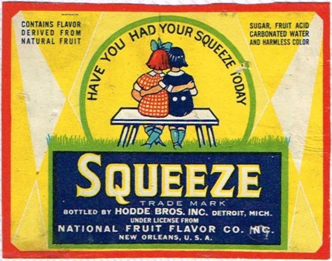 Squeeze Lime Rickey New Orleans & Hodde Bros. Detroit Michigan