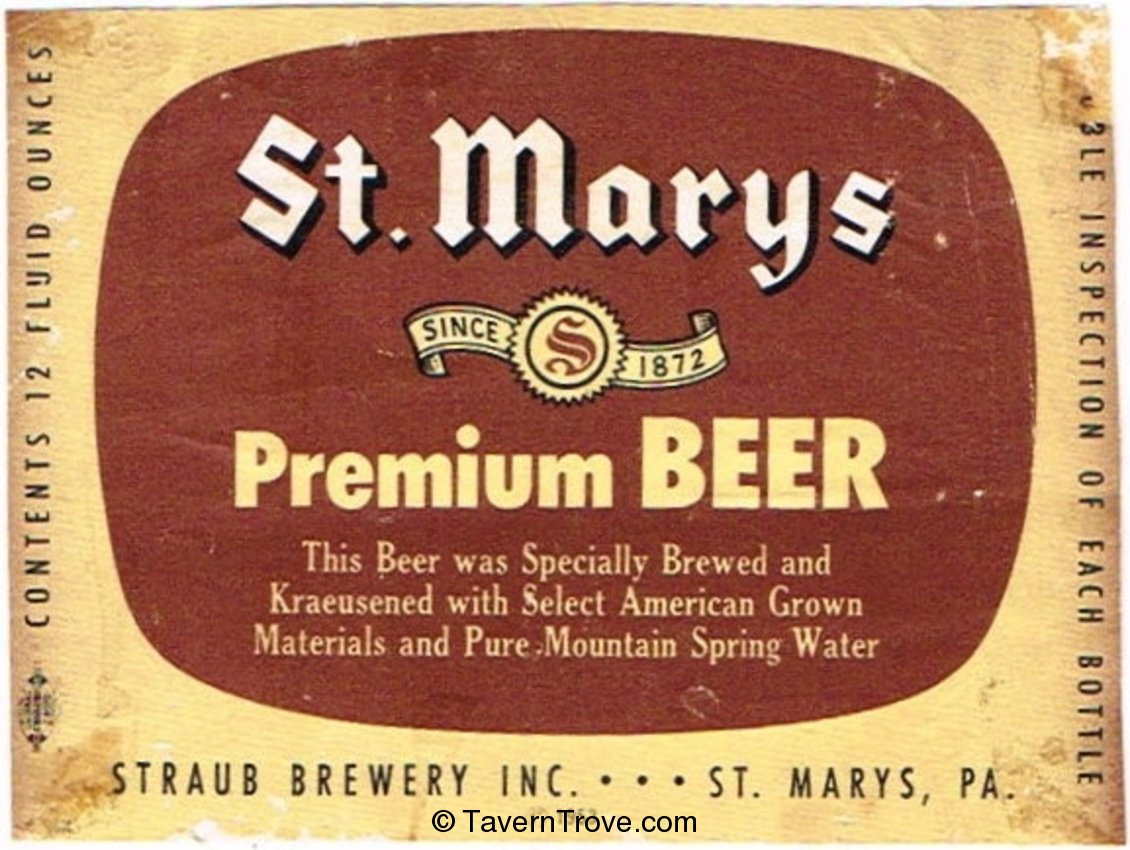 St. Marys Premium Beer