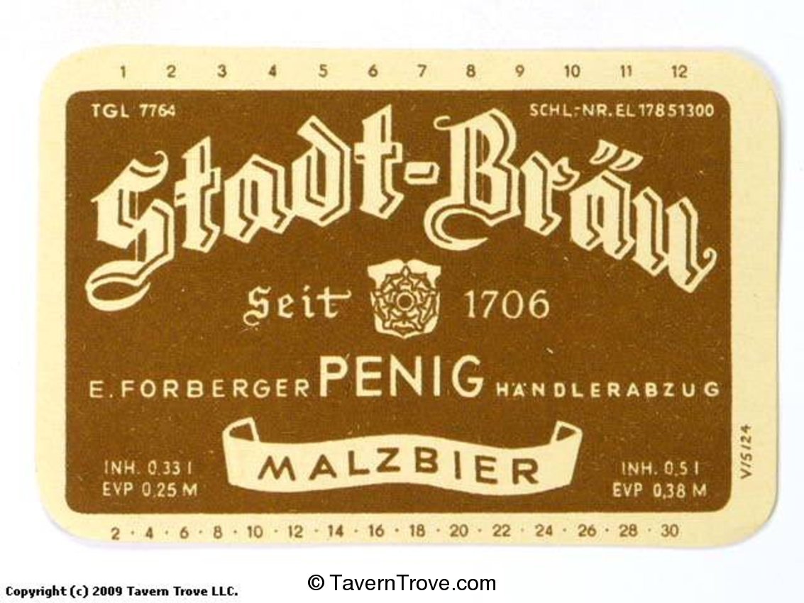 Stadt-Bräu Malzbier