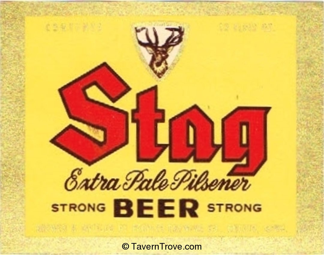 Item 19356 1954 Stag Beer Label