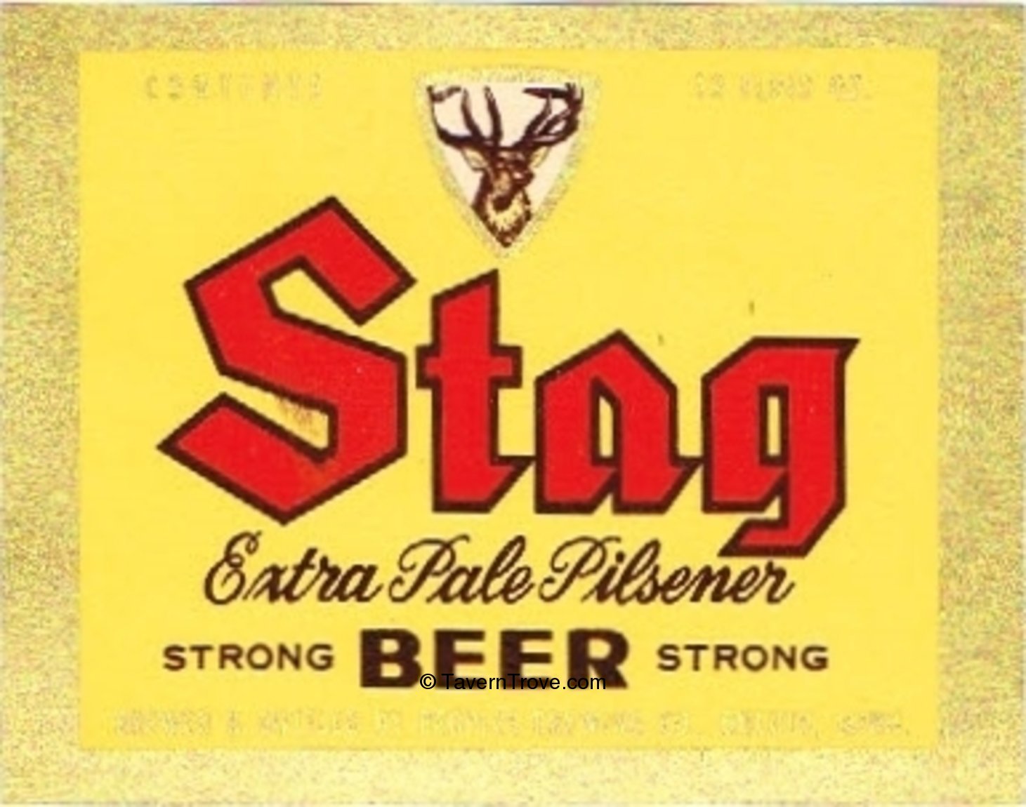 Item 19356 1954 Stag Beer Label