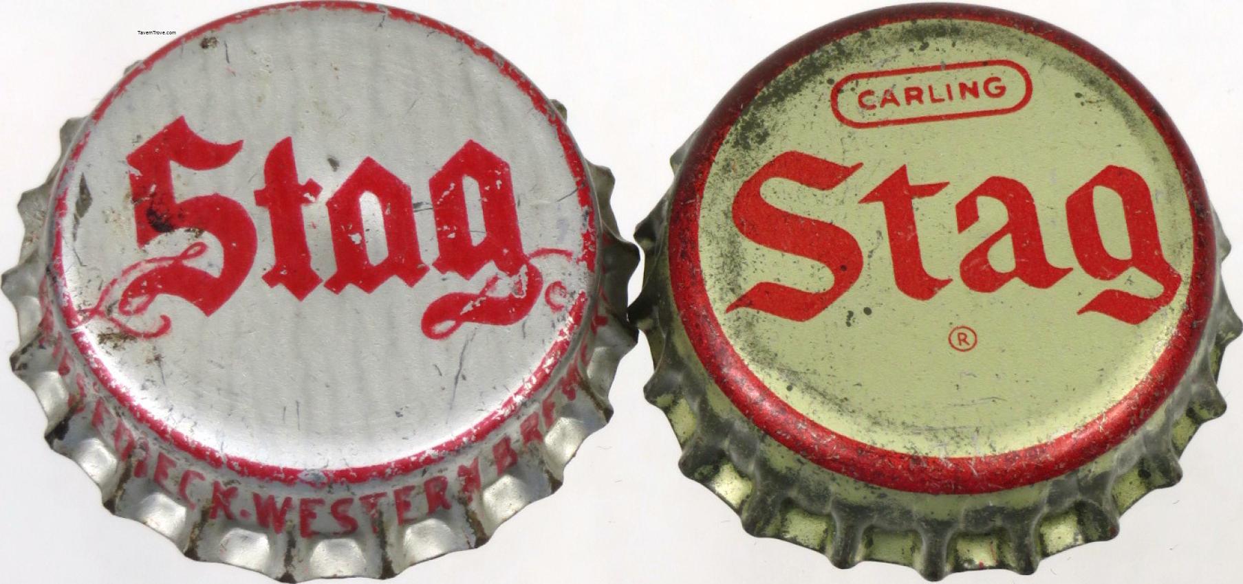 Stag Beer lot of TWO