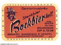 Starkbier Bockbier Hell