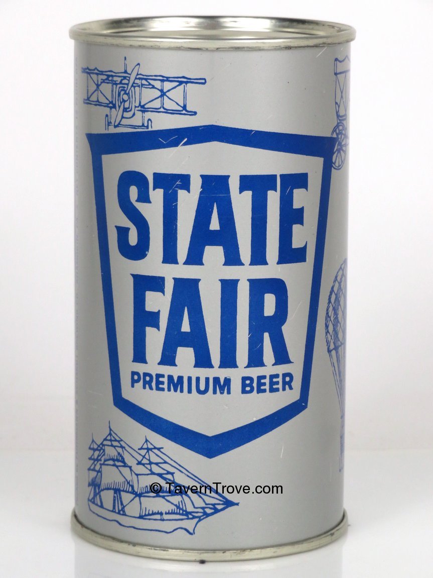 Item 11120 1960 State Fair Premium Beer Flat Top Can 13601