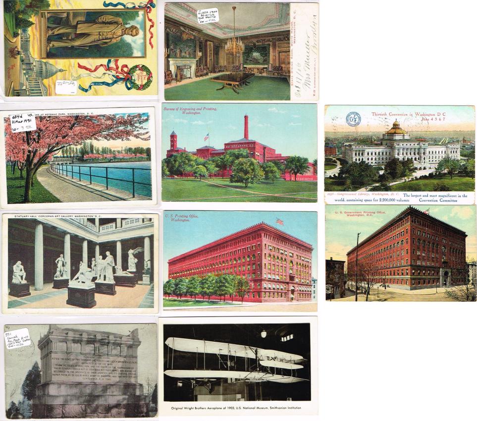 States District of Columbia Lot of 10