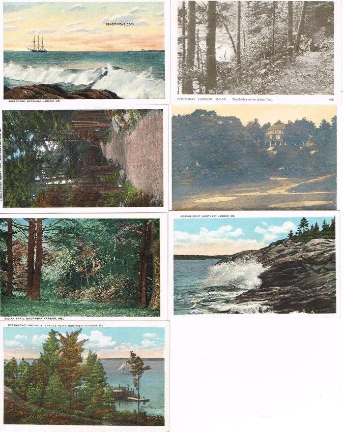 States Maine Boothbay Harbor Lot of 7