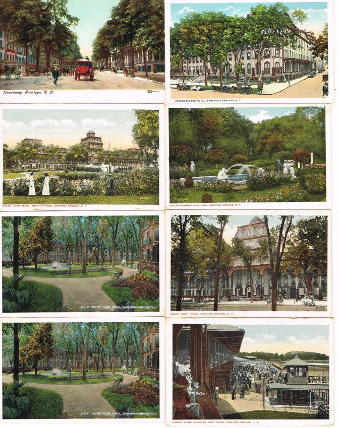 States New York Saratoga Springs Lot of 8