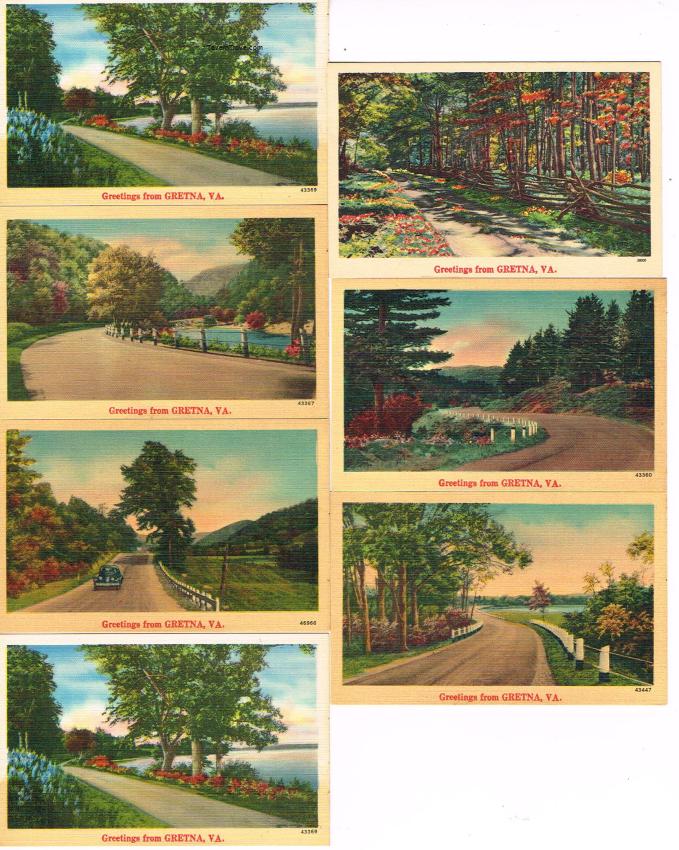 States Virginia Gretna Lot of 7