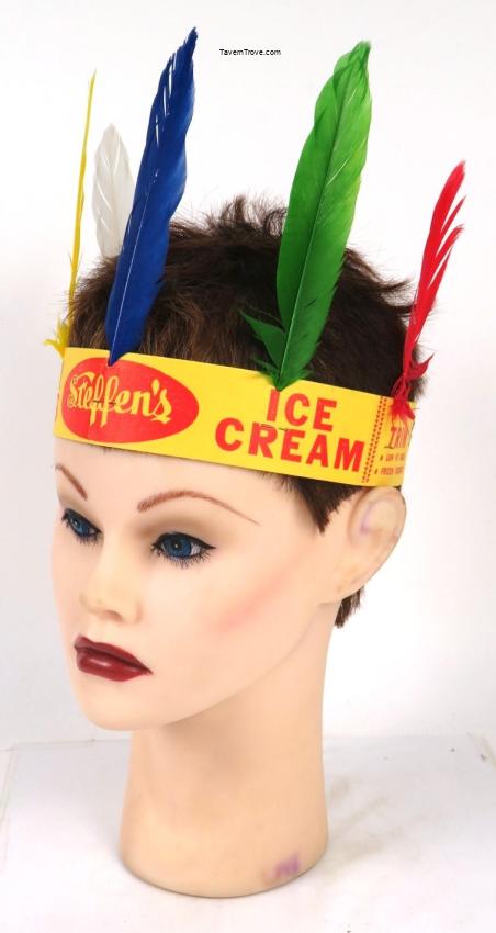 Steffen's Ice Cream Indian Headdress Wichita Kansas