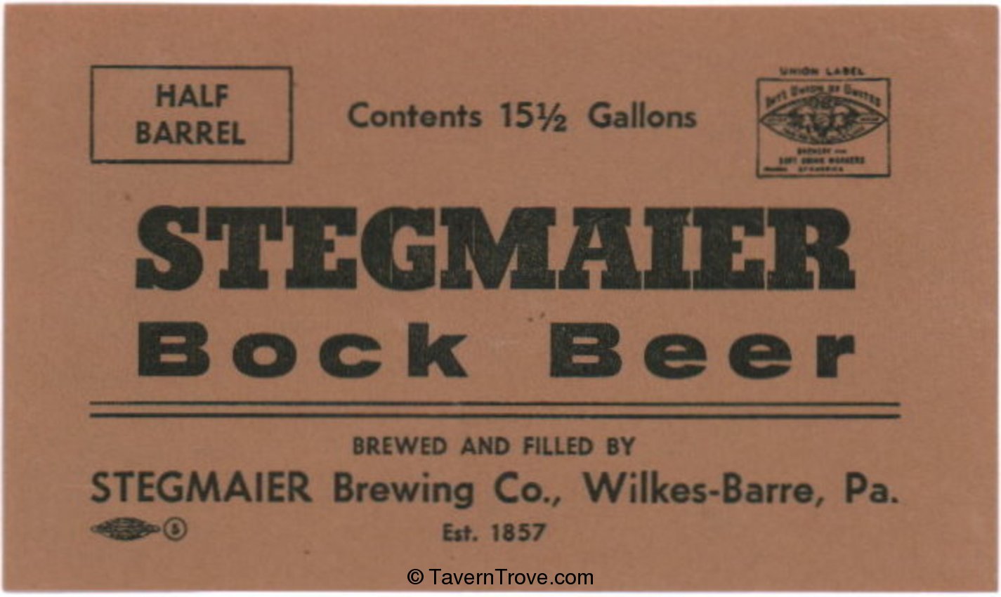 Stegmaier Bock Beer