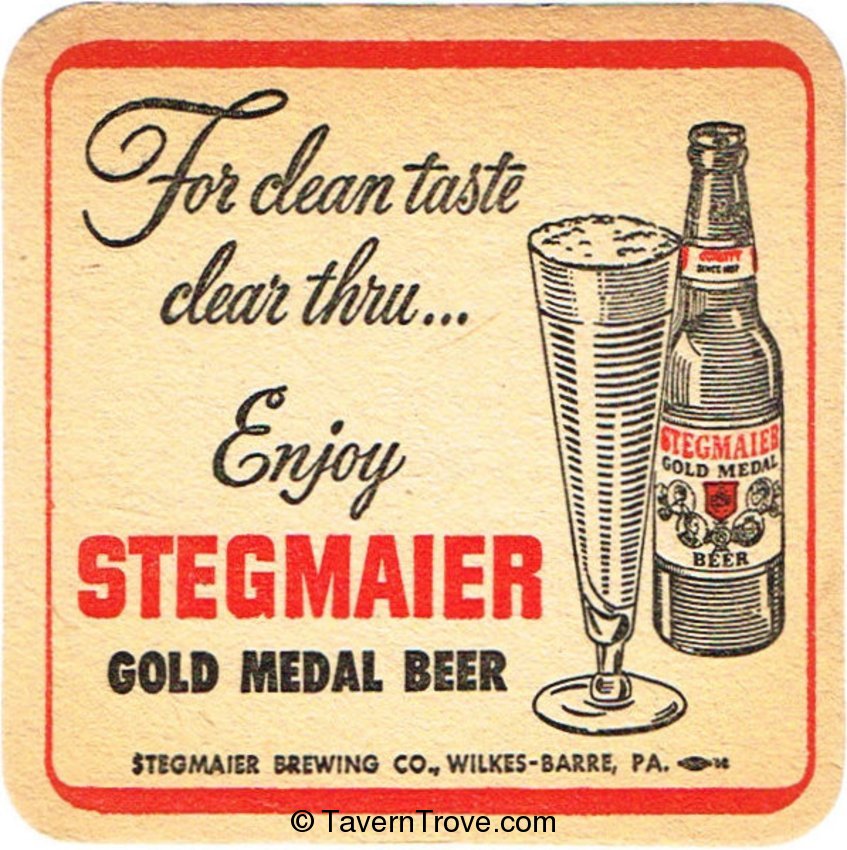 Stegmaier Gold Medal Beer