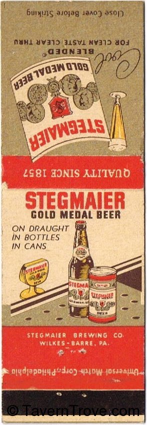 Stegmaier Gold Medal Beer