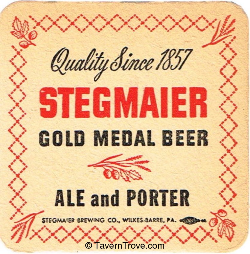 Stegmaier Gold Medal Beer
