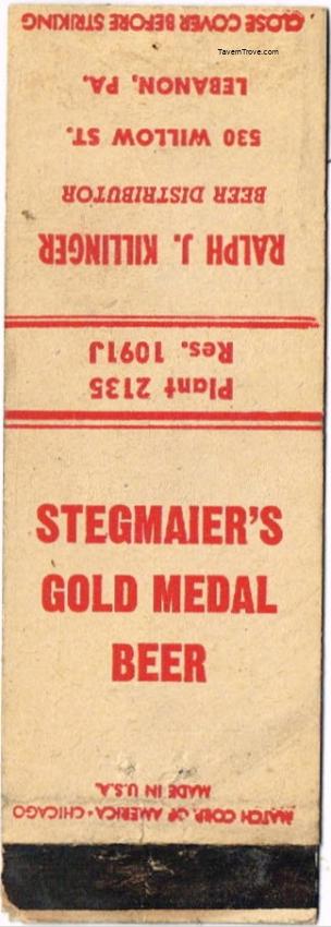 Stegmaier's Gold Medal Beer