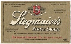 Stegmaier's Stock Lager