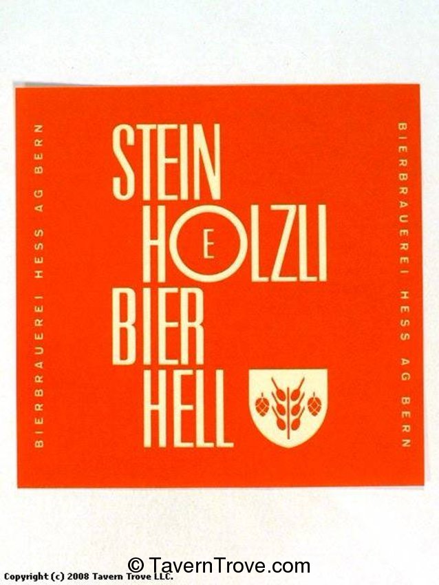 Stein Hoelzli Bier Hell