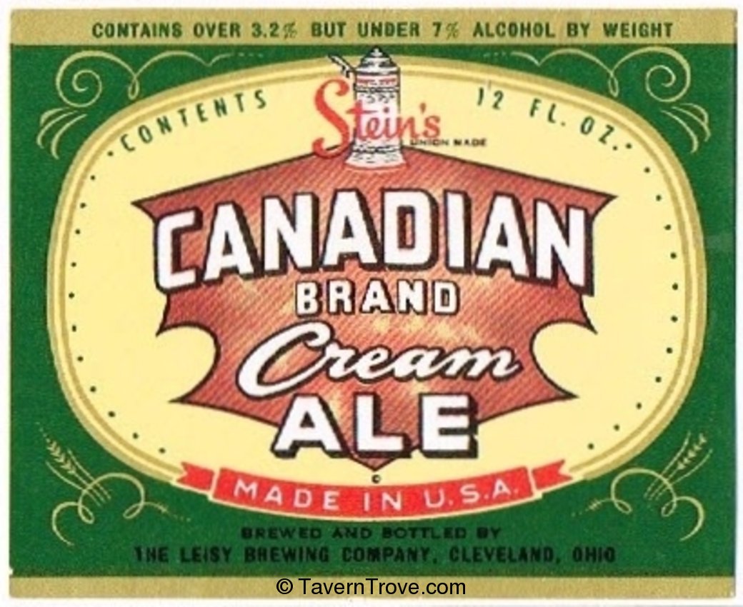 Stein's Canadian Cream Ale