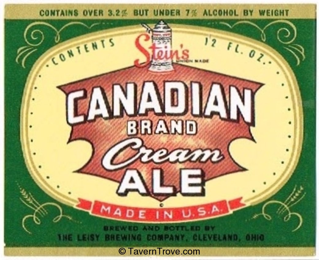 Stein's Canadian Cream Ale