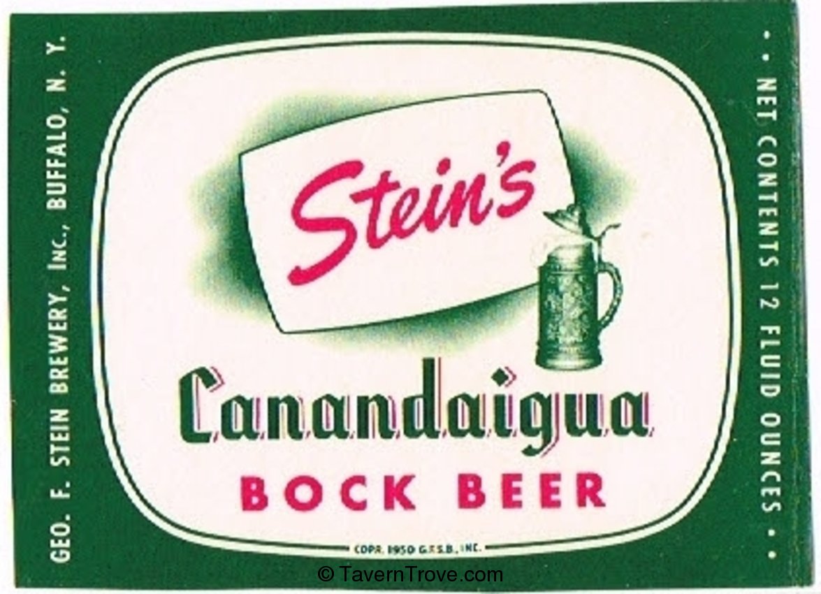 Stein's Canandaigua Bock Beer