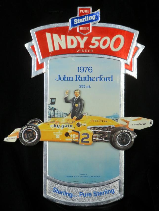 Sterling Beer Johnny Rutherford Indy 500