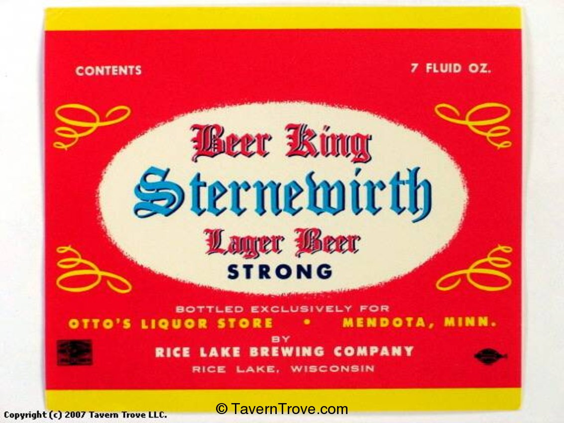 Sternewirth Beer King Lager Beer