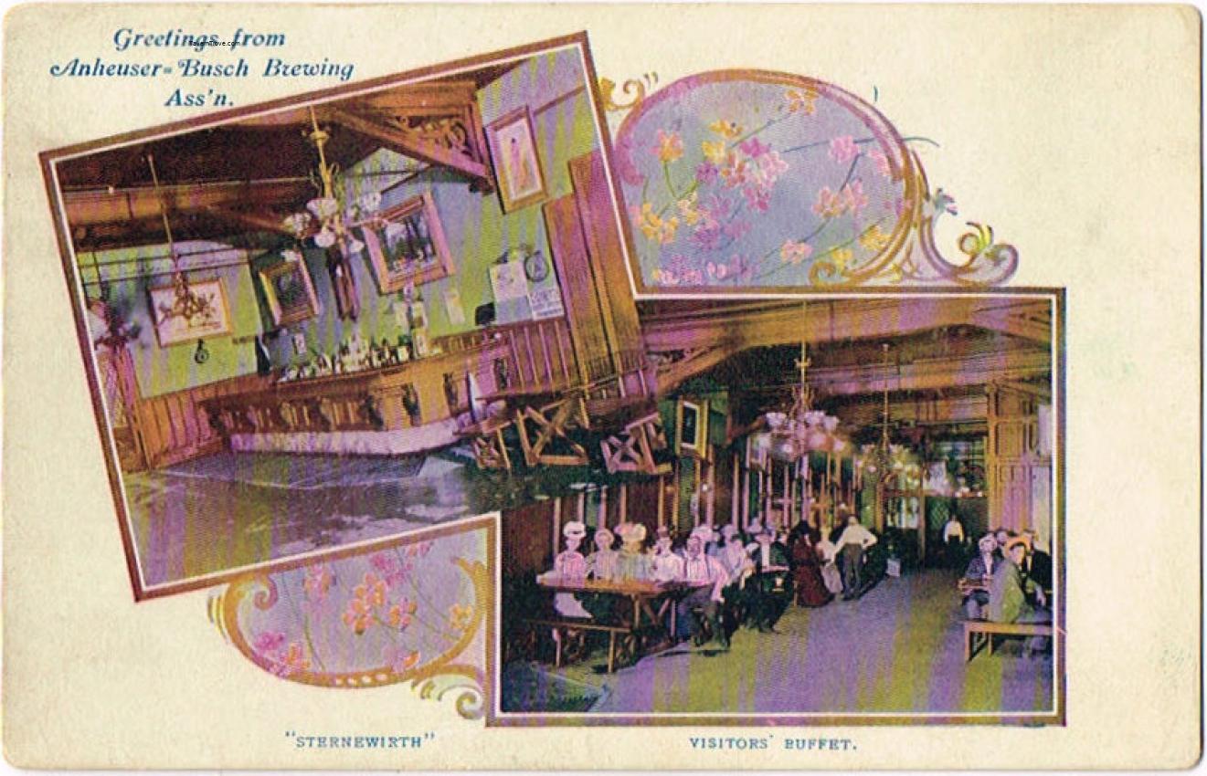 Anheuser-Busch Brewery Sternewirth/Visitors' Buffet UB (Tinted)